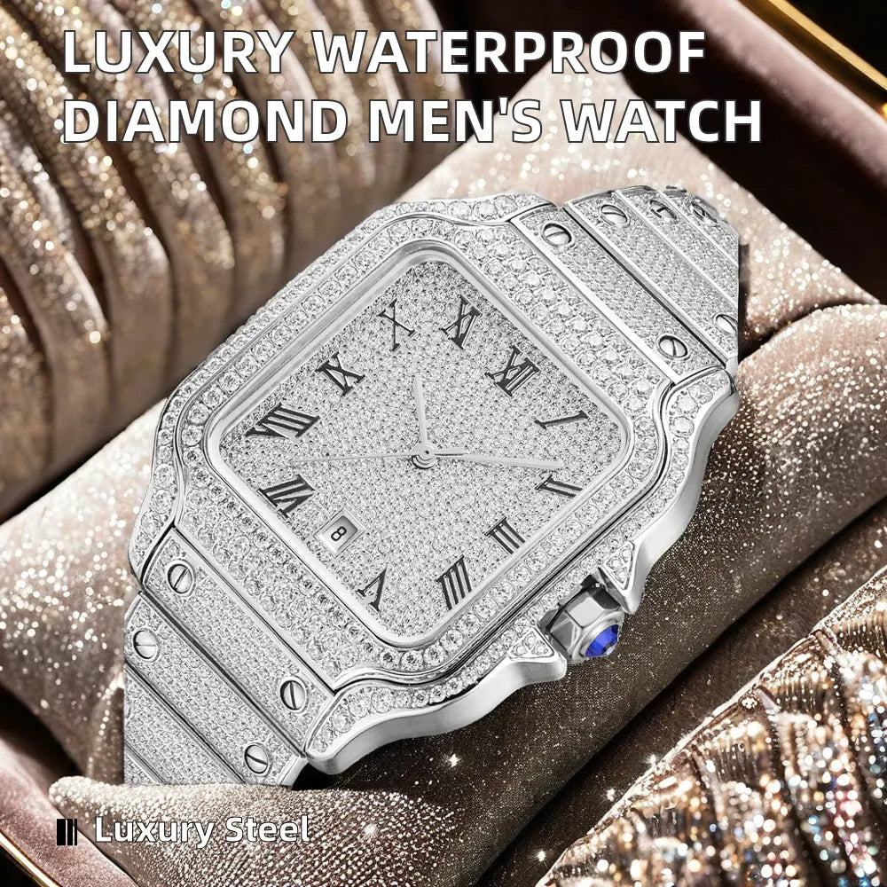 💎Zircon Prestige Rectangle Automatic Watch - Miyota Movement | Sport & Business Excellence💎