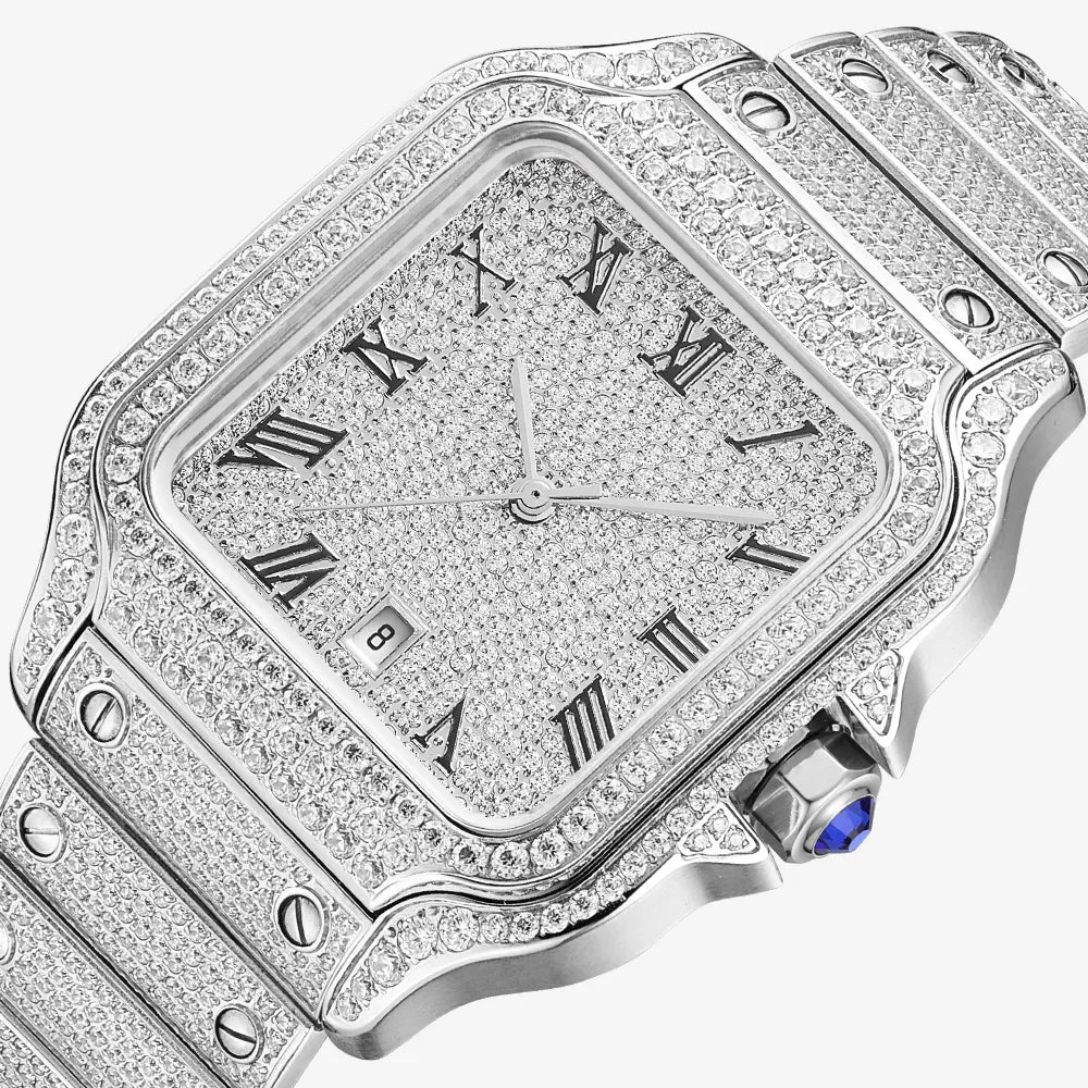 💎Zircon Prestige Rectangle Automatic Watch - Miyota Movement | Sport & Business Excellence💎